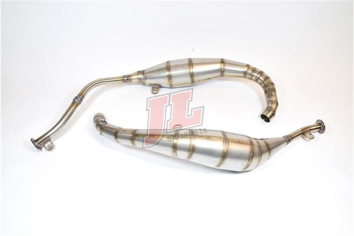 Full System Jl Exhausts Stainless Steel Side-Side Style Aprilia Rs250 1998-2002