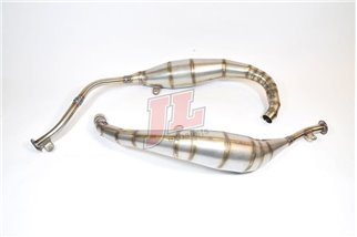 Full System Jl Exhausts Stainless Steel Side-Side Style Aprilia Rs250 1998-2002