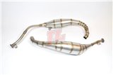 Full System Jl Exhausts Stainless Steel Side-Side Style Aprilia Rs250 1998-2002