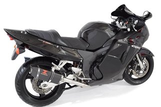 Komplettabsaugung 4 In 2 Honda Cbr 1100 Xx 1997-2007 Kohlenstoff