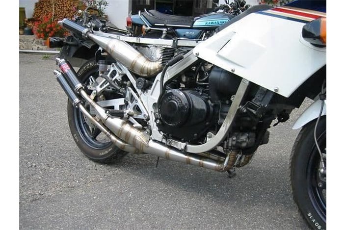 Komplette Auspuffanlage Jl Exhausts Gp-Stil Aus Edelstahl Honda Ns 400R