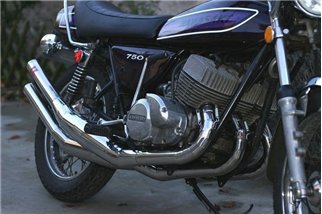 Komplette Auspuffanlage Jl Exhausts Unpolierter Stil In Voller Länge Kawasaki H2 750