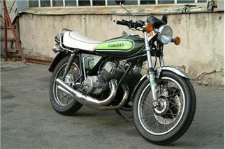 Sistema Di Scarico Completo JL Stile Integrale Non Lucidato In Acciaio Inossidabile JL Kawasaki H1