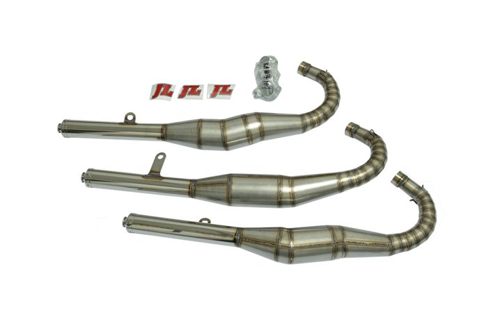 Exhausts Expansions Chambers Pipes Jim Lomas Kawasaki H1 500 1973 1975 Muffler Full Stainless