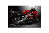 Sistema di scarico completo per Honda Cbr600F 99-00 4-1 Silenziatore tondo in carbonio da 200 mm