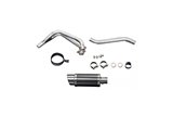 Complete exhaust system round carbon silencer 200mm yamaha tdm850 1991 2001