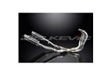 Ligne d'échappement complète silencieux carbone 200mm kawasaki zzr400 1990 2009