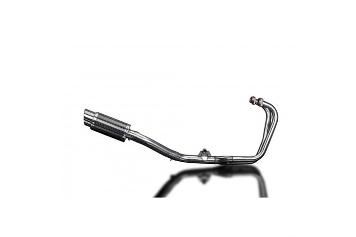 Full Exhaust System for Honda Cbf500-A-Abs 2004-08 200mm Carbon Round Muffler