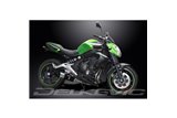 Sistema di scarico completo per Kawasaki Er6N Er6F 2012-16 Silenziatore tondo in carbonio da 200 mm