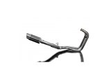 Full Exhaust System for Kawasaki Er5 1996-07 200mm Round Carbon Muffler