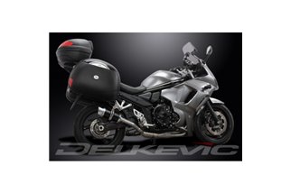 Système d'échappement complet pour Suzuki Gsx1250Fa 2010-16 silencieux rond en carbone 200mm