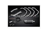 Sistema di scarico completo per Suzuki Gsx650Fa 2007-16 Silenziatore tondo in carbonio da 200 mm