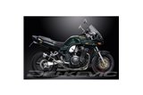 Sistema di scarico completo per Suzuki Gsf600 Bandit 95-05 Silenziatore tondo in carbonio da 200 mm