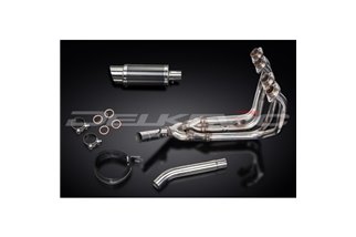 Sistema di scarico completo per Yamaha Yzf600R Thundercat 200mm Carbon Tondo All Years