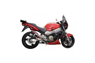 Sistema di scarico completo silenziatori rotondi di carbonio 200mm honda cb1100sf x11 1999 2002