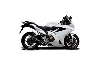 Ligne d'échappement complète 200mm carbone rond honda vfr800 f 2014 2019