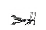 Full exhaust system round carbon silencers 200mm yamaha fjr1300 2006 2020