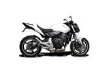 Full exhaust system round carbon silencer 200mm honda cb600f hornet 2007 2014