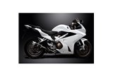 Komplette Abgasanlage für Honda Vfr800F 14-19 Vfr800X 15-19 200 mm Carbon rund