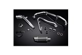 Full Exhaust System for Honda Xl125V Varadero 200mm Round Carbon Muffler