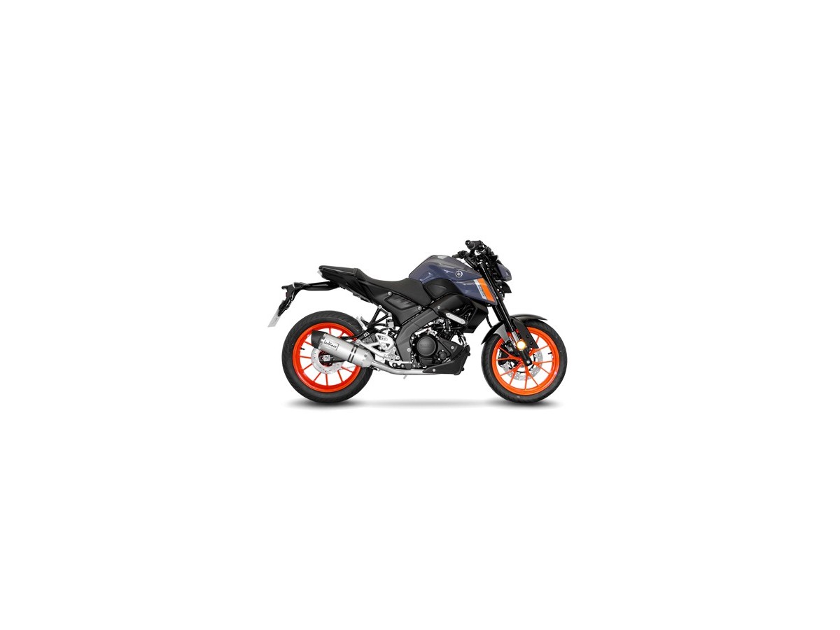 Système Complet D'Échappement Leovince Lv One Evo Yamaha Mt-125 2021 - 2023