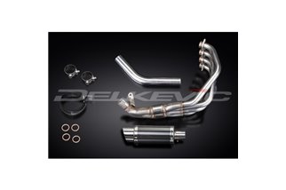 Sistema di scarico completo per Honda Cbr900Rr Fireblade 1992-99 Silenziatore tondo in carbonio da 200 mm