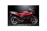 Full Exhaust System for Kawasaki Gpz500S 2-1 200mm Carbon Round Muffler