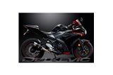 Système d'échappement complet pour Yamaha Yzf-R3 2015-20 Mt03 2017-20 200mm rond carbone