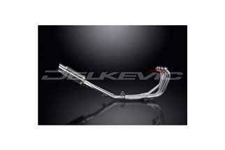 Full Exhaust System for Honda Cbr600 Fv Fw F3 V-W 1997-1998 4-1 200Mm Round Carbon Silencer