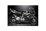 Full Exhaust System for Honda Cbr600 Fv Fw F3 V-W 1997-1998 4-1 200Mm Round Carbon Silencer