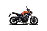 Système Complet D'Échappement pour Yamaha Mt09 Mt-09 2013-2020 3-1 200Mm Rond Carbon Silencieux