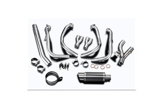 Complete exhaust system 200mm in round carbon suzuki gsx1300r hayabusa 2008 2019