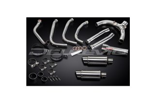 Full Exhaust System for Honda Cbr1100Xx Blackbird 4-2 200mm Stainless Round