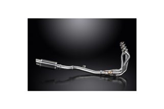 Sistema di scarico completo per Kawasaki 1000Sx Ninja 2020-2023 Silenziatore Carbonio Tondo 200mm