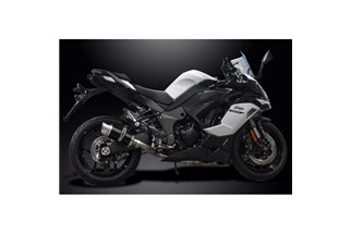 Sistema di scarico completo per Kawasaki 1000Sx Ninja 2020-2023 Silenziatore Carbonio Tondo 200mm