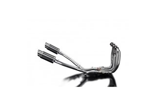 Full Exhaust System for Suzuki Gsx1300R Hayabusa 08-20 4-2 200mm Carbon Round Mufflers