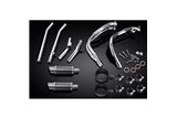 Sistema di scarico completo per Suzuki Gsx1300R Hayabusa 99-07 Decat 4-2 200mm Carbon Round