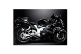 Système d'échappement complet pour Suzuki Gsx1300R Hayabusa 99-07 Decat 4-2 200 mm rond carbone