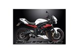 Komplette Abgasanlage für Triumph Street Triple 675 13-16 Decat Full 3-1 200 mm runder Schalldämpfer