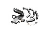 Sistema di scarico completo per Honda Cmx500 Cmx300 Rebel 2017-2023 2-1 Silenziatore rotondo in carbonio da 200 mm