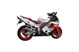 200mm full stainless steel exhaust system for all years yamaha yzf600r thundercat 1996 2007