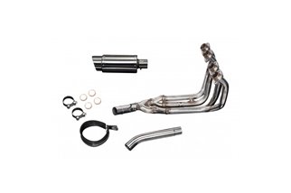 Full exhaust system stainless steel muffler 200mm yamaha fzr600r fox-eye 1994 1996