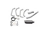 Sistema di scarico completo silenziatore in acciaio inossidabile 200mm suzuki gsx600f 1997 2006