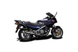 Komplette Abgasanlage 200 mm Rundstahlschalldämpfer Yamaha FJ1200 1988 1990