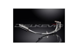 Sistema di scarico completo per Honda Cbr600Fs Sport 2001-2003 4-1 200mm Tondo Stainless Silenziatore