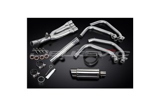 Komplette Abgasanlage für Honda Cbr600F 91-98 4-1. Runder Edelstahl-Schalldämpfer 200 mm