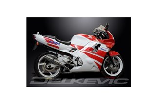 Complete exhaust system for Honda Cbr600F 91-98 4-1 Round stainless steel silencer 200mm