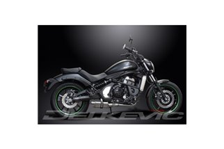 Sistema di scarico completo per Kawasaki Vulcan S En650 2015-21 2-1 200mm Stainless Silenziatore