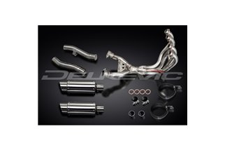 Complete Exhaust System for Kawasaki Zzr400/600 1990-2009 4-2 200mm Steel Mufflers