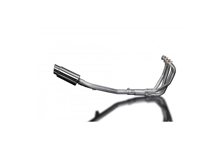 Complete exhaust system for Suzuki Gsf650 Bandit 05-07 200mm round stainless steel silencer